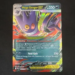 Pokemon TCG Mega Gengar EX 056/094 Double Rare Holo Phantasmal Flames - Image 1