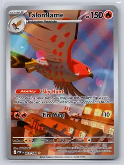 Talonflame 091/088 Holo Illustration Rare Perfect Order Pokemon Near Mint - Image 1