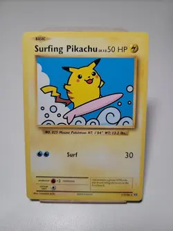 Surfing Pikachu 111/108 Secret Rare Pokemon Card XY Evolutions Pokemon TCG LP - Image 1