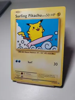 Surfing Pikachu 111/108 Secret Rare Pokemon Card XY Evolutions Pokemon TCG LP - Image 2