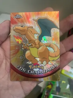 Topps Chrome Spectra Holo Charizard #6 2000 Pokemon - Image 1
