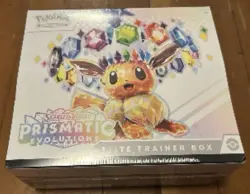 Pokemon TCG Prismatic Evolutions ETB Elite Trainer Box Factory Sealed - Image 1