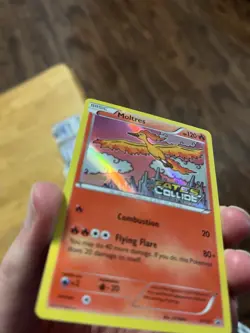 Moltres Prerelease Staff Stamp XY127 XY Fates Collide Pokemon NM - Image 3