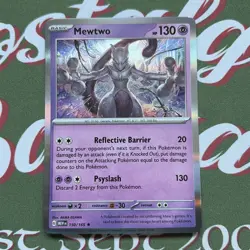 Mewtwo 150/165 Scarlet & Violet 151 Holo Rare Single Pokemon Card NM Pack Fresh - Image 1