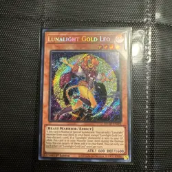 Yugioh Lunalight Gold Leo - Duelist's Advance - Secret Rare 1st Edition NM - Image 1
