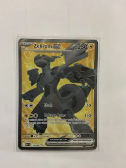 Pokemon Zekrom EX Ultra Rare Holo Sv: Black Bolt Basic 230HP 158/086 EN - Image 1