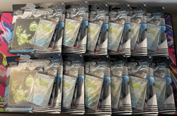 OPENED Pokemon TCG Black Bolt Tech Sticker Collection Display - 12 Blisters - Image 4