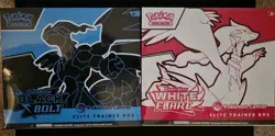 Pokemon TCG Black Bolt & White Flare Pokemon Center ETB Set *Factory Sealed* - Image 1