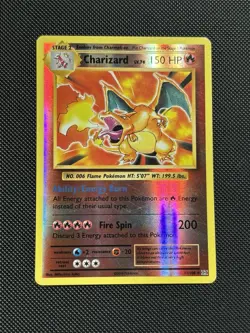 Pokemon Charizard 11/108 Evolutions Reverse Holo Rare 2016 TCG - Image 1