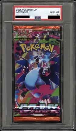 PSA 10 Gem Mint Japanese Pokemon Inferno X Sealed M2 Charizard Art - Image 1