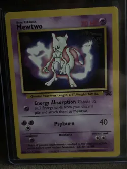 Mewtwo Promo Pokemon The First Movie 1999 Wizards of the Coast TCG Card - Image 1