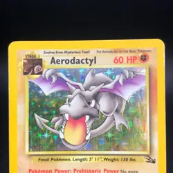 Pokemon Aerodactyl 1/62 - 1999 Fossil Set Holo Rare - NM Vintage WotC - Image 2