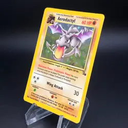 Pokemon Aerodactyl 1/62 - 1999 Fossil Set Holo Rare - NM Vintage WotC - Image 4