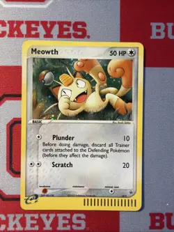 Pokemon TCG Meowth #013 WOTC Promo Holo LP/MP - Image 1