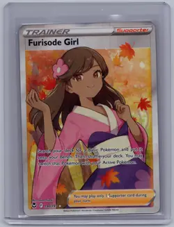 NM Furisode Girl Silver Tempest 190/195 Ultra Rare Pokemon - Image 1
