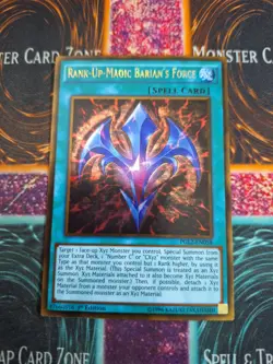 Yu-Gi-Oh! Rank-Up-Magic Barian's Force PGL2-EN058 Gold Rare 1st Edition NM - Image 1