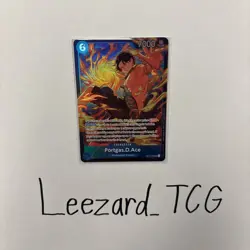 One Piece Card TCG OP13-119 Portgas.D.Ace Store Treasure Cup Winner SEC Promo NM - Image 2