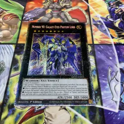 Yugioh! Number 90: Galaxy-Eyes Photon Lord STARLIGHT Rare MP25-EN033 ships 9/5 - Image 1