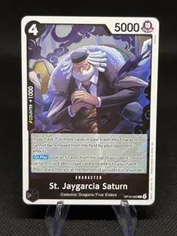 One Piece TCG English OP13-083 St. Jaygarcia Saturn R Foil NM - Image 1