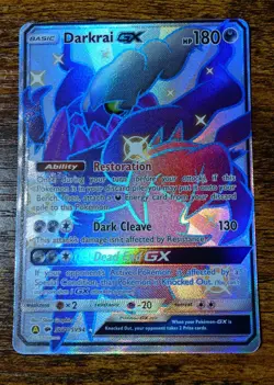Darkrai GX SV70/SV94 Hidden Fates Pokemon Card NM-MINT - Image 1