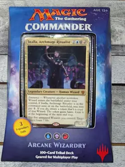 Magic: The Gathering Arcane Wizardry Commander Deck 100 Cards Legendary Foils - Image 1