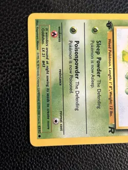 Oddish 1st Edition Team Rocket Set 63/82 Pokemon Card NM - Image 3