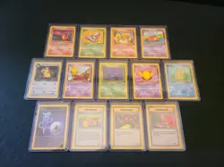 Pokemon Team Rocket Set Unlimited 13 Card Bundle - Dark Charmander, Psyduck - Image 1