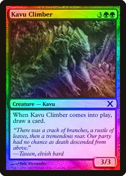 Kavu Climber FOIL 10th Edition MINT Green Common MAGIC GATHERING CARD ABUGames - Image 1