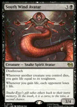 South Wind Avatar #0078 TMNT MTG Magic the Gathering card - Image 1