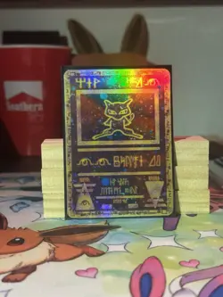 Fan Made: Ancient Mew - Custom Card - Rainbow Holo - Image 1