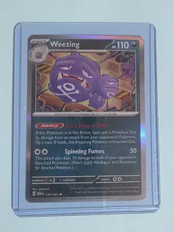 2023 Weezing 110/165 - Holo Rare - Scarlet & Violet 151 - NM Pokemon Card TCG - Image 3