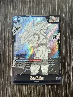 Son Goku SB02-023 Super Rare Manga Art Foil Dragon Ball Super Card Game | NM - Image 1