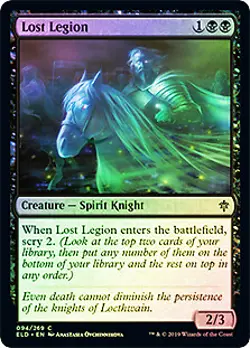 Lost Legion FOIL Throne of Eldraine MINT Black Common MAGIC MTG CARD ABUGames - Image 1