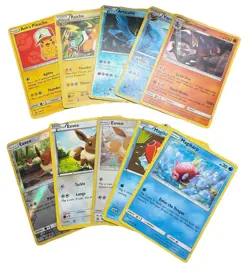 Pokemon Card Lot Pikachu Eevee Vaporeon Articuno Rare Holo Bundle Garchomp - Image 1