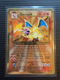 Pokemon CHARIZARD 4/102 - Celebrations UPC 25th Anniversary GOLD Metal Card LP - Image 1