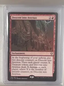 Descent into Avernus Commander Legends Rare Red Enchantment Wizards 169/361 - Image 1