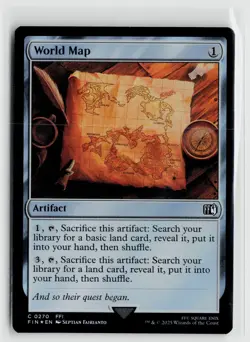 MTG Final Fantasy World Map Foil x1 NM - Image 1