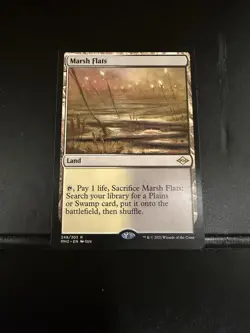 Magic The Gathering: Marsh Flats. NM. Regular. - Image 1