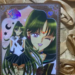 Sailor Pluto Sailor Moon SUPER PRINCESS Goddess Anime Foil ACG Girl Card - Image 2