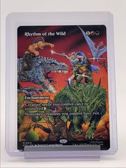 RHYTHM OF THE WILD 2026 MAGIC TMNT UNIVERSES MYTHIC BORDERLESS #0012 Q5531 - Image 1