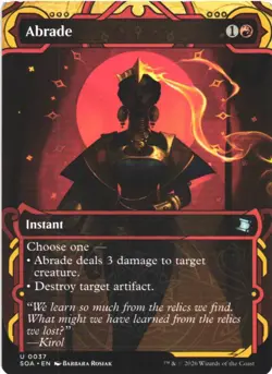 Abrade 37 UC Secrets of Strixhaven: Mystical Archive MTG NM/M - Image 1