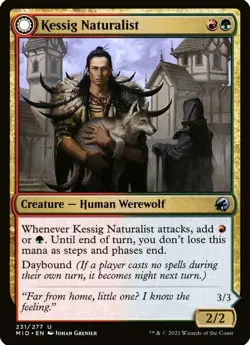 X 1 Kessig Naturalist NM-M Innistrad Midnight Hunt 231 MTG Magic The Gathering - Image 1