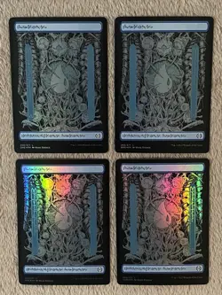 MTG - Island Phyrexian Foil (4) - ONE - NM - Magic The Gathering - Image 1