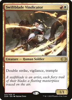 Swiftblade Vindicator NonFoil Double Masters 221 NM MTG - Image 1