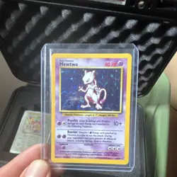 Pokemon Mewtwo Base Set Holo Rare #10/102 60 HP English 1999 Card - Image 1
