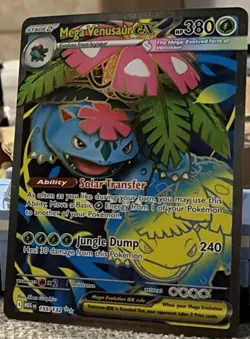 2025 Pokemon Mega Evolution Venusaur ex Ultra Rare #155/132 - Image 1