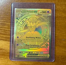 Pokemon TCG Mega Evolution - Mega Gardevoir ex 187/132 - Gold Hyper Rare NM - Image 1