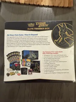 Pokemon TCG Crown Zenith Elite Trainer Box English w/ Lucario Etched Promo - Image 3