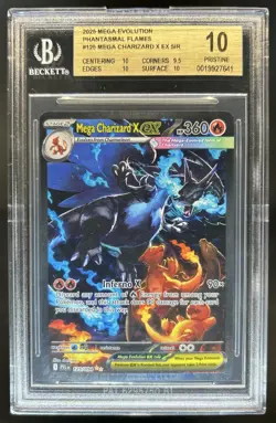 2025 Pokemon PFL Mega Charizard X ex Special Illustration Rare #125/094 BGS 10 - Image 1