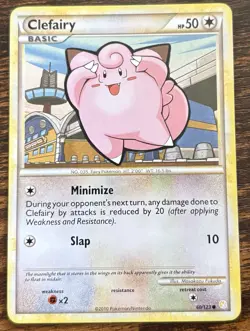 Clefairy #60 - Pokemon HeartGold & SoulSilver - Lightly Played - Image 1